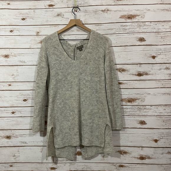 J. Crew Point Sur Open Back Sweater - Gray - XXS - Picture 8 of 13